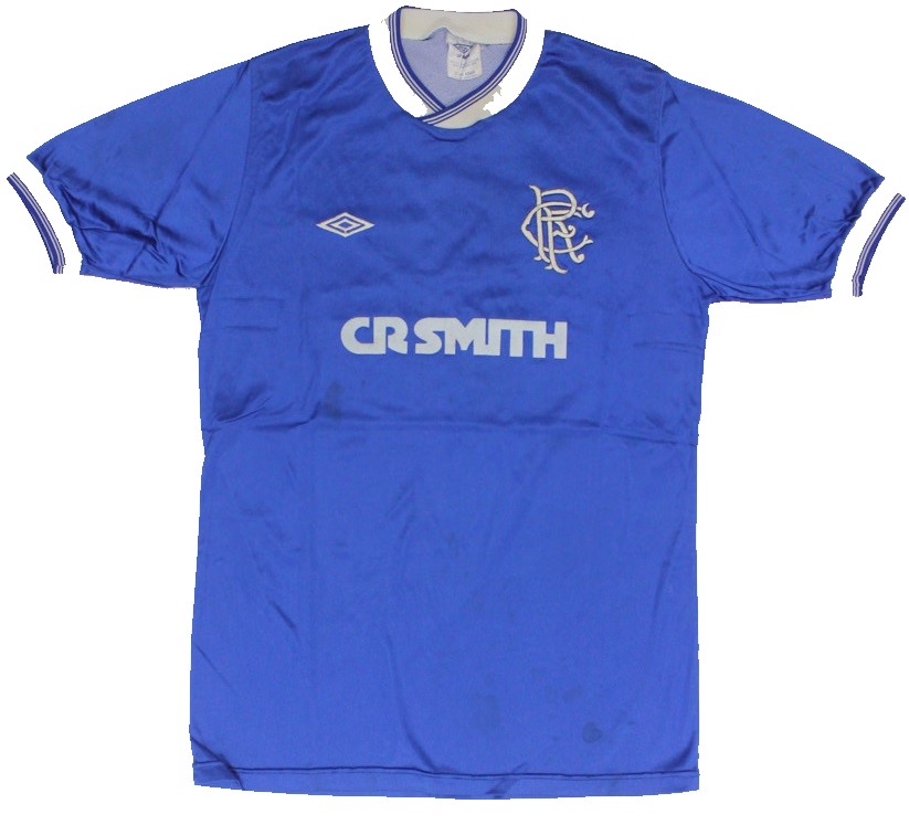 Camisa retro Umbro Rangers FC 1984 1987 I jogador